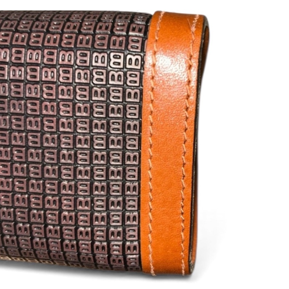 Bally Vintage Woven Lambskin & Embossed Clutch Bag - Picture 5 of 8